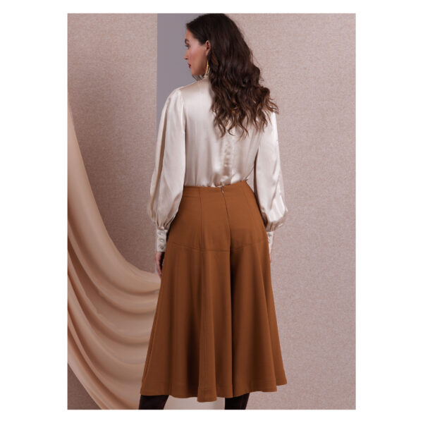 Vogue Schnittmuster V1985 - Bluse mit Falteneinsatz – Bild 6