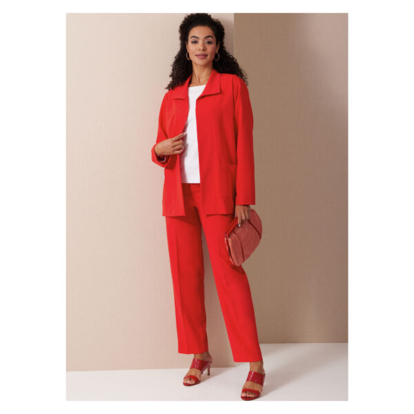 Butterick Schnittmuster - B6975 -  Set für die Dame, Hosenanzug, Kleid und Shirt – Bild 6