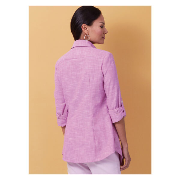 Butterick Schnittmuster - B6980 - Bluse mit diagonaler Verschlussleiste – Bild 7