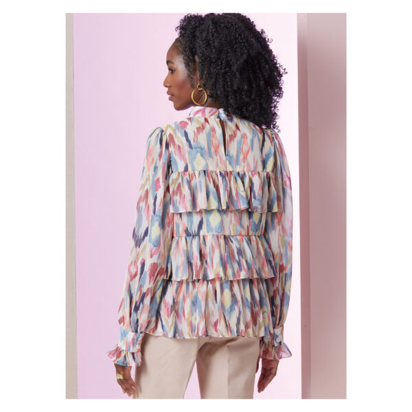 Vogue Schnittmuster - V2011 - Bluse mit üppigen Volants – Bild 7