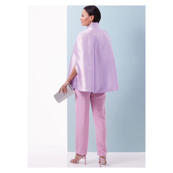 Butterick Schnittmuster - B6978 - Damenhose mit schmalem Bein , Cape – Bild 6