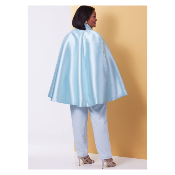 Butterick Schnittmuster - B6978 - Damenhose mit schmalem Bein , Cape – Bild 7