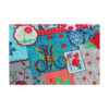 11.20 Euro/m - Baumwollstoff geblümt - Briefmarken - Patchworkdruck - Kleiderstoff - romantisch verspielt – Bild 4