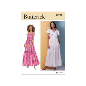 Butterick Schnittmuster - B6983 - Sommerkleid mit Stufenrock