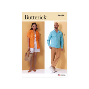 Butterick Schnittmuster - B6984 - Bluse, Hemd, Hose, Unisex