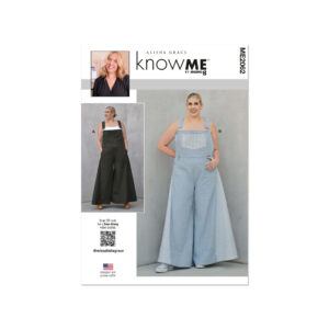 knowME Schnittmuster - ME2062 - Latzhose, Latzjeans mit Schlag