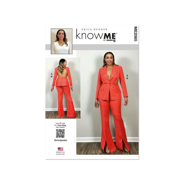 knowME Schnittmuster - ME2065 - Hosenanzug für Damen