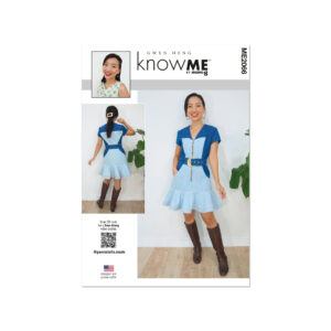 knowME Schnittmuster - ME2066 - Kleid mit Volant am Rock