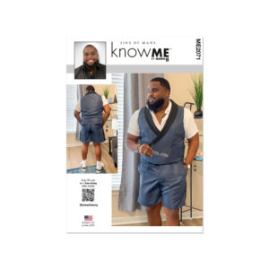 knowME Schnittmuster - ME2071 - Herrenweste und Shorts