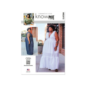 knowME Schnittmuster - ME2072 - Kleid mit Volantrock, starke Größen
