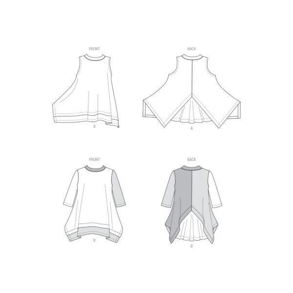 Butterick Schnittmuster - B6981 - Bluse, Damenshirt – Bild 9
