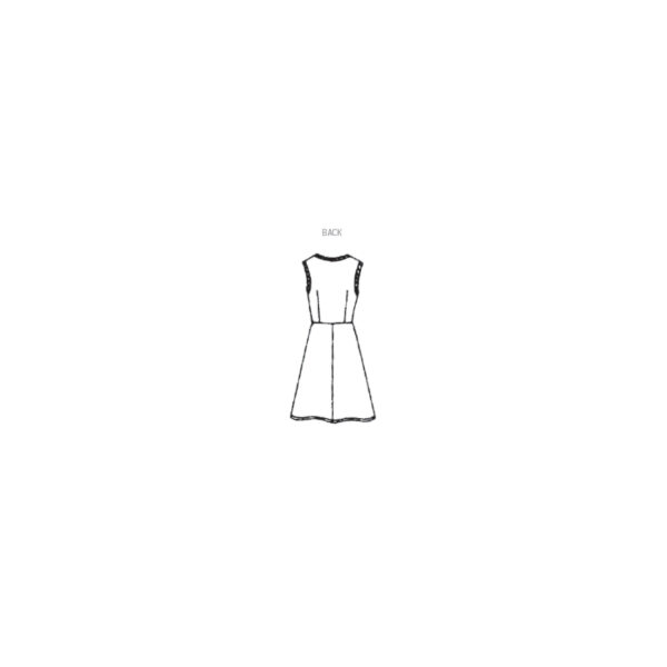 Butterick Schnittmuster - B6985 - Wickelkleid, Sommerkleid – Bild 10