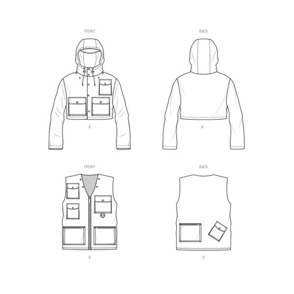 knowME Schnittmuster - ME2064 - Herrenweste und Jacke – Bild 6