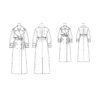 knowME Schnittmuster - ME2069 - Trenchcoat - Damen und Kind – Bild 5