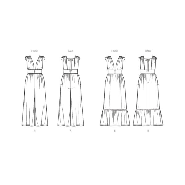 knowME Schnittmuster - ME2072 - Kleid mit Volantrock, starke Größen – Bild 5