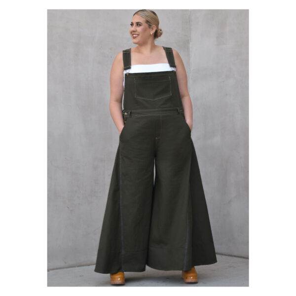 knowME Schnittmuster - ME2062 - Latzhose, Latzjeans mit Schlag – Bild 2