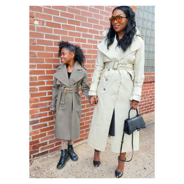 knowME Schnittmuster - ME2069 - Trenchcoat - Damen und Kind – Bild 2