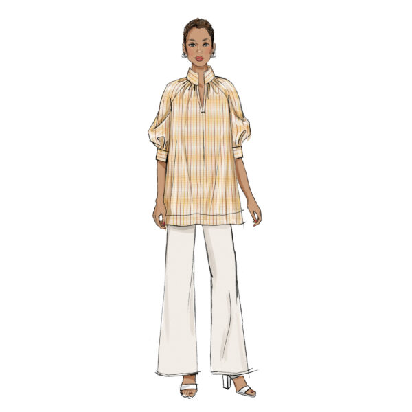 Butterick Schnittmuster - B6982 - Damenhose, legere Bluse – Bild 3