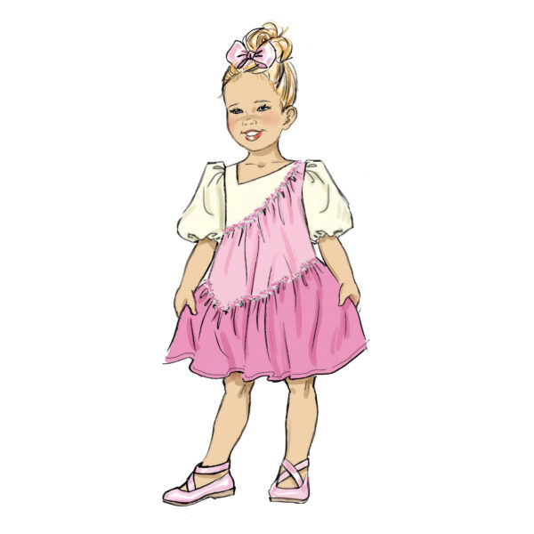 Butterick Schnittmuster - B6988 - Kinderkleid, Sommerkleid – Bild 4