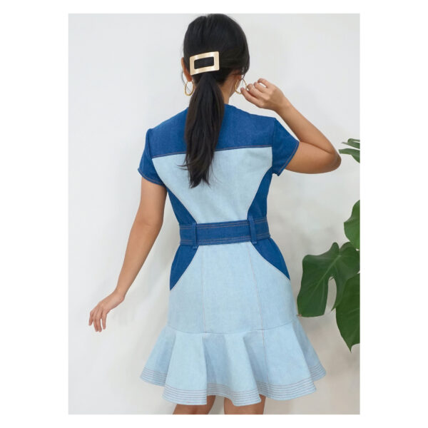 knowME Schnittmuster - ME2066 - Kleid mit Volant am Rock – Bild 4