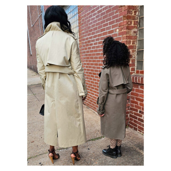 knowME Schnittmuster - ME2069 - Trenchcoat - Damen und Kind – Bild 4