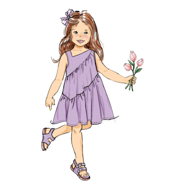 Butterick Schnittmuster - B6988 - Kinderkleid, Sommerkleid – Bild 5