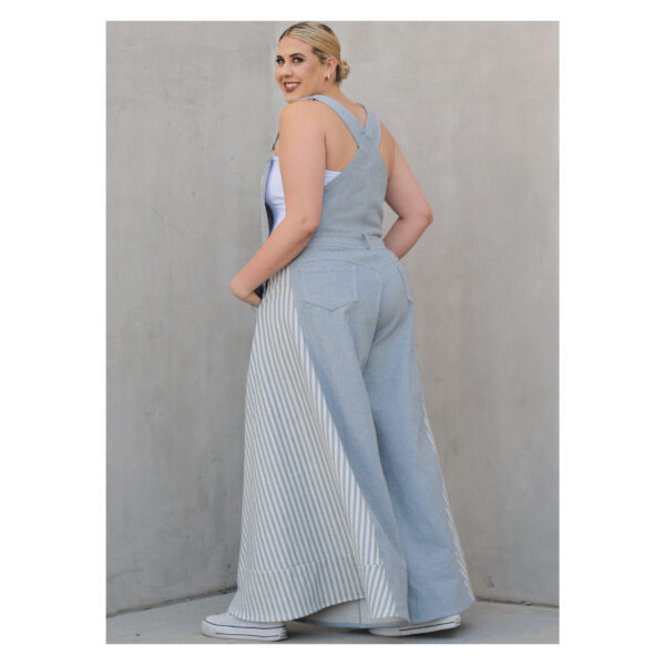 knowME Schnittmuster - ME2062 - Latzhose, Latzjeans mit Schlag – Bild 5