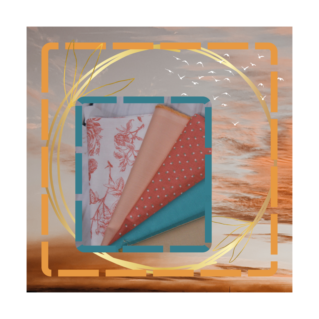 Patchwork Stoffpakete mit farblich angestimmten Baumwollstoffen zum Patchworken und Quilten