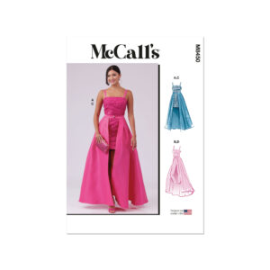 McCalls Schnittmuster M8450 - Kleid, Overall, Überrock