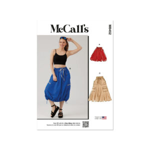McCalls Schnittmuster M8452 - Rock mit Taschen, Ballonrock