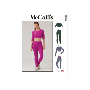 McCalls Schnittmuster M8455 - lässig sportliche Kombination aus Hose und Shirt für Damen