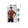 McCalls Schnittmuster M8459 - Herrenhemd, Freizeithemd , Kurzarm