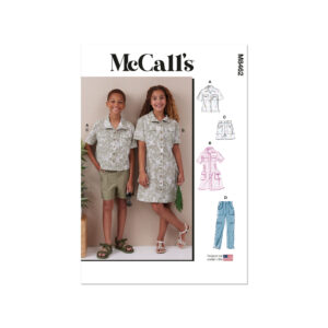 McCalls Schnittmuster M8462 - Hemd, Shorts, Hose, Kleid für Kinder