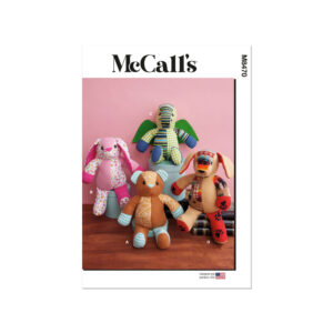 McCalls Schnittmuster M8470 - Plüschtiere - Patchwork Tiere