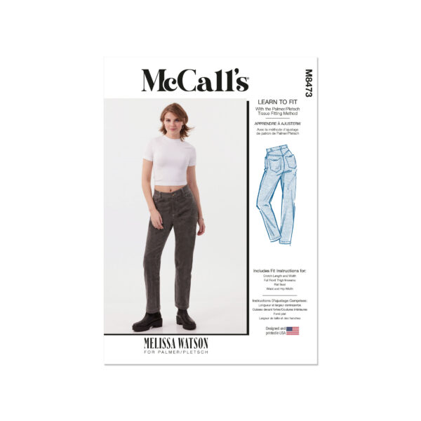 McCalls Schnittmuster M8473 - Damenjeans