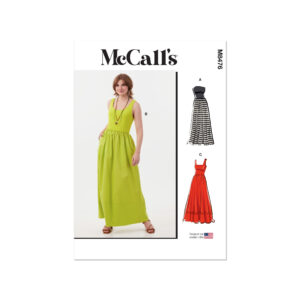 McCalls Schnittmuster M8476 - Sommerkleid mit langem Rock