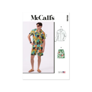 McCalls Schnittmuster M8486 - Herrenhemd und Shorts