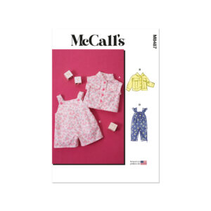McCalls Schnittmuster M8487 - Babykleidung, Latzhose, Weste, Jacke
