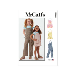McCalls Schnittmuster M8489 - Kindermode - Latzrock, Latzhose