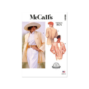McCalls Schnittmuster M8491 - Vintage - Damenjacke, Damenblazer - 80er Jahre