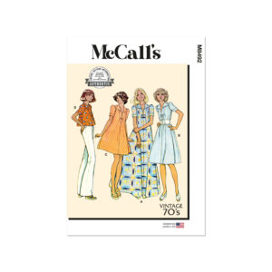 McCalls Schnittmuster M8492 - Vintage - Kleid und Bluse im Stil der 70er Jahre