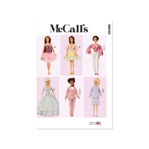 McCalls Schnittmuster M8495 - Puppenkleider  für 29cm Puppe
