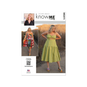 knowME Schnittmuster - ME2073 - Sommerensemble, Trägertop mit Volantrock