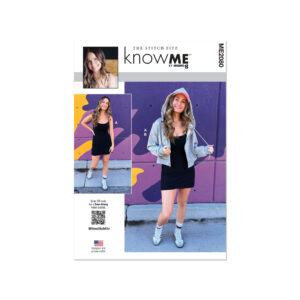 knowME Schnittmuster - ME2080 - Shirtkleid, Kapuzenjacke