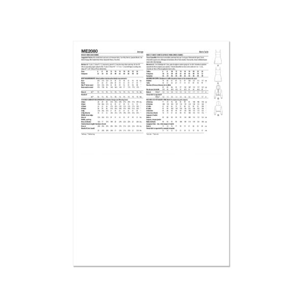 knowME Schnittmuster - ME2080 - Shirtkleid, Kapuzenjacke – Bild 7