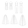 McCalls Schnittmuster M8450 - Kleid, Overall, Überrock – Bild 8