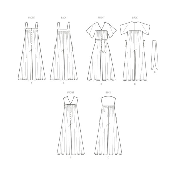 McCalls Schnittmuster M8457 - Overall in drei Varianten für Damen – Bild 6
