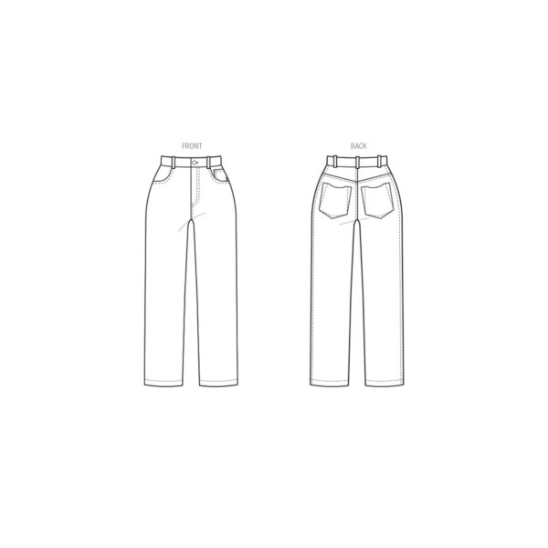 McCalls Schnittmuster M8473 - Damenjeans – Bild 5