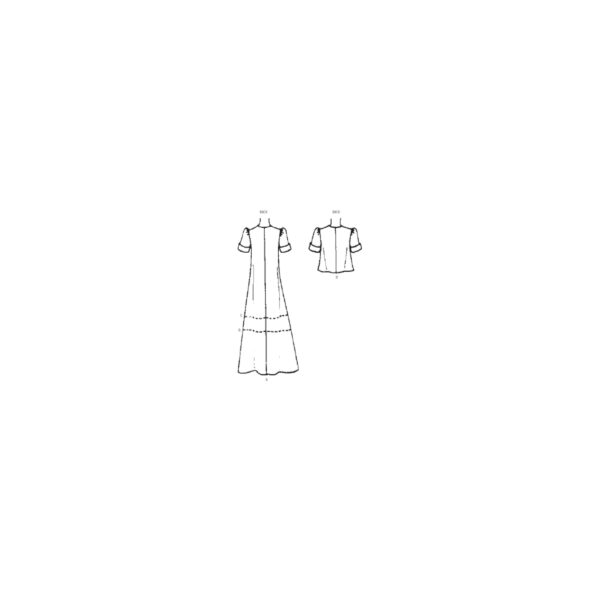 McCalls Schnittmuster M8492 - Vintage - Kleid und Bluse im Stil der 70er Jahre – Bild 3