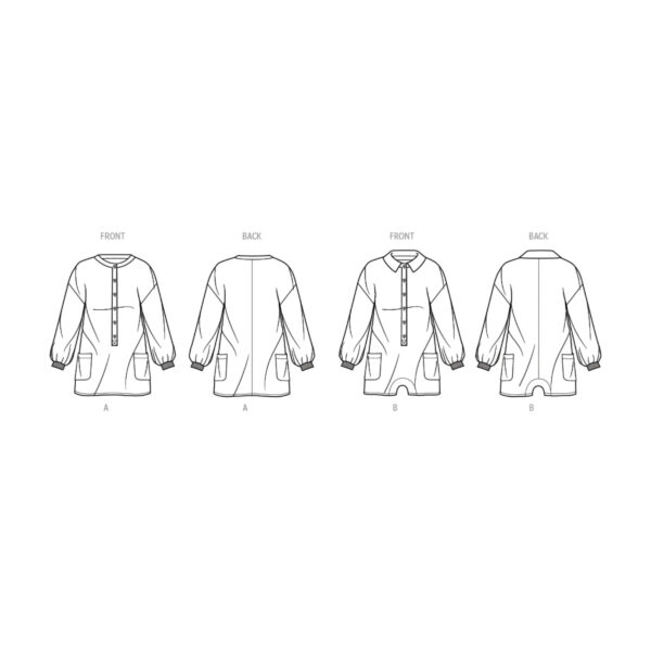 knowME Schnittmuster - ME2074 - lässige Bluse, Hemd – Bild 7